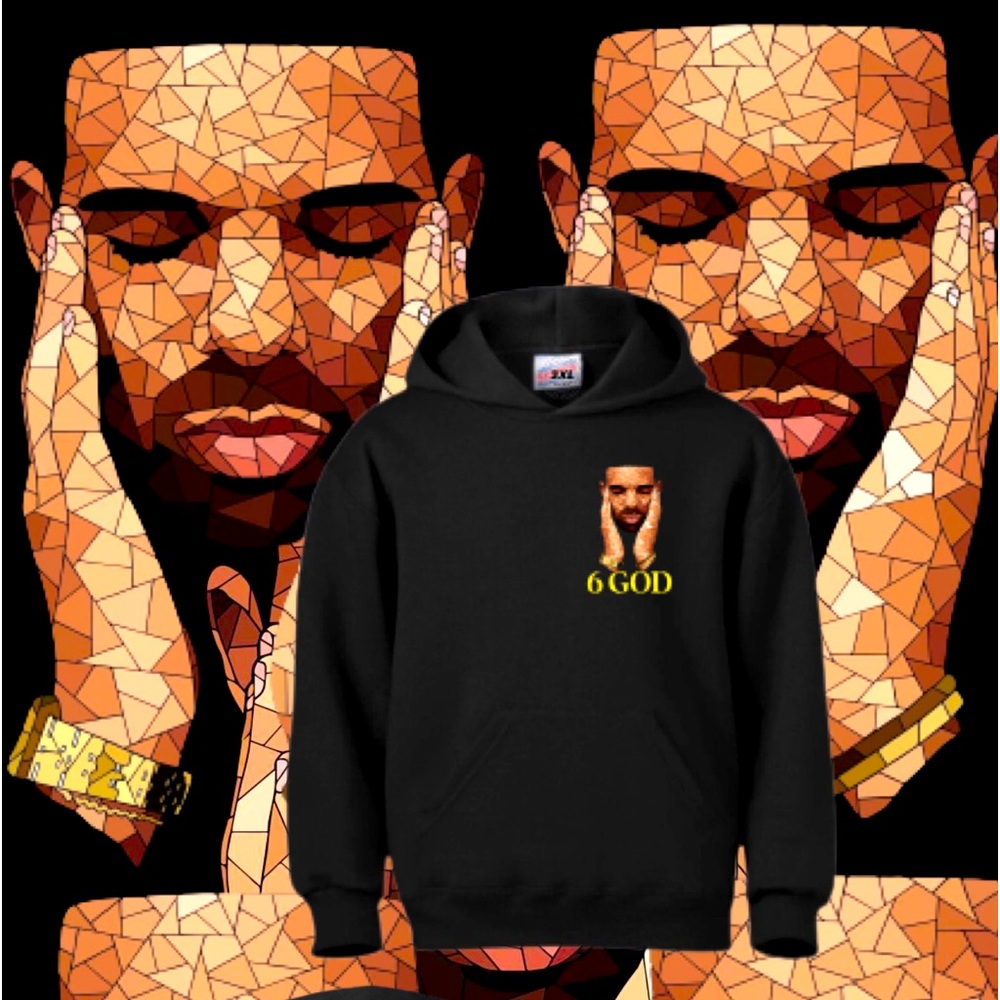 Drake X 6 God Hoodie NWT